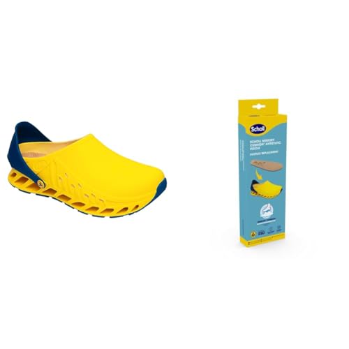 Scholl Evoflex Gelb Antistatische Einlegesohlen mit Memory Cushion für Evoflex – Gelb/Braun Scholl Evoflex Gelb Antistatische Einlegesohlen mit Memory Cushion für Evoflex – Gelb/Braun von Scholl
