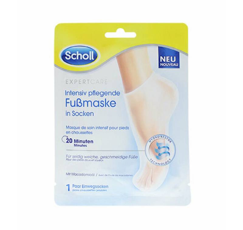Scholl Fußcreme Expert Care PediMask Macadamia Oil Pflegende Fußmaske von Scholl