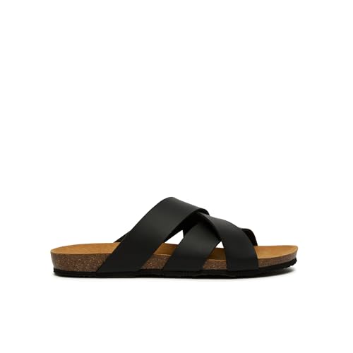 Scholl Herren Didier Sandale, Schwarz, 48 EU von Scholl