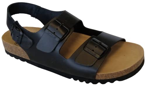 Scholl Herren Henri Sandale, Black, 43 EU von Scholl