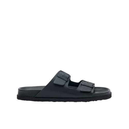 Scholl Herren Julien Over Sandale, Schwarz, 41 EU von Scholl