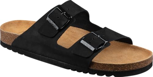 Scholl Herren Julien Sandale, Schwarz, 42 EU von Scholl