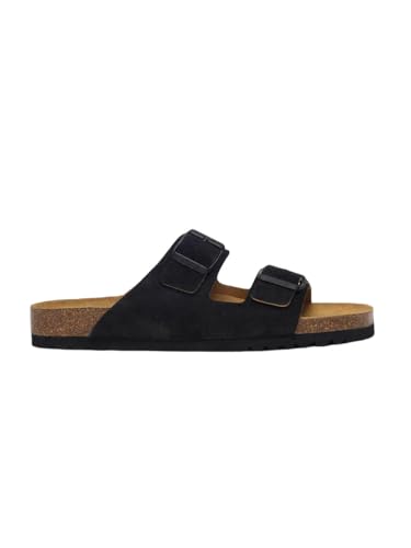 Scholl Herren Julien Sandale, Schwarz, 46 EU von Scholl