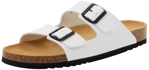 Scholl Herren Julien Sandale, Weiß/Schwarz, 44 EU Scholl Herren Julien Sandale, Weiß/Schwarz, 44 EU von Scholl