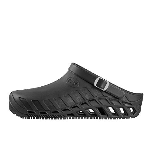 Scholl Clog Evo, Unisex-Hausschuhe für Erwachsene, Schwarz , 36/37 EU von Scholl