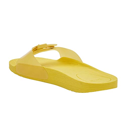 Scholl Damen Pop Sandale, gelb, 39 EU von Scholl