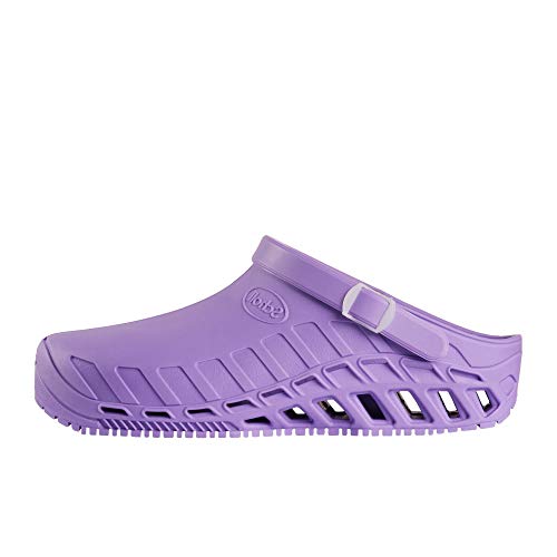 Scholl Clog Evo - Professionelle Sanitärsockel für Männer oder Frauen, Ultra leicht, bequem und atmungsaktiv, mit rutschfester Sohle, abnehmbarer Memory-Einlegesohle und drehbarem Armband, 35/36 EU von Scholl