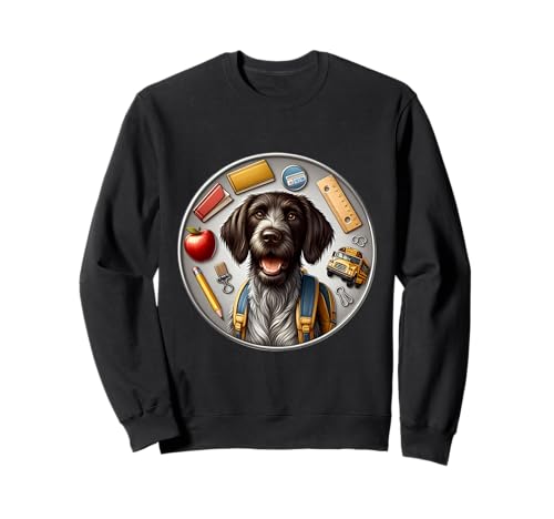 Deutscher Drahthaar für Jungen, Mädchen, Kinder Sweatshirt Deutscher Drahthaar für Jungen, Mädchen, Kinder Sweatshirt von School German Wirehaired Pointer Dog Products