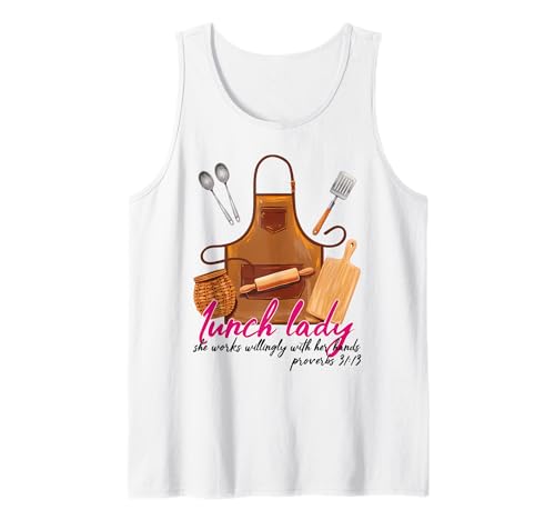 Lunch Lady Christian Back to School Mitarbeiter Frauen Koch Tank Top Lunch Lady Christian Back to School Mitarbeiter Frauen Koch Tank Top von School Gift Shopp