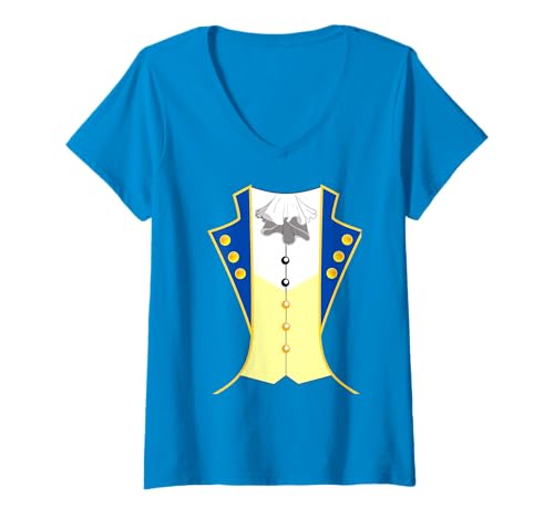 Damen Alexander Hamilton Kostüm T-Shirt T-Shirt mit V-Ausschnitt Damen Alexander Hamilton Kostüm T-Shirt T-Shirt mit V-Ausschnitt von School Musical Theater Attires