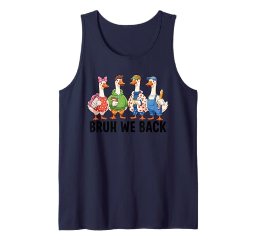 Bruh Wir unterstützen Funny Duck Squad Back to School Teacher Kids Tank Top Bruh Wir unterstützen Funny Duck Squad Back to School Teacher Kids Tank Top von School Staff Apparel.USA