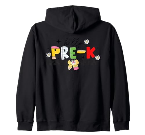 Cute Hello Pre-K - Fun Back To School Kids Teachers Students Kapuzenjacke von School Staff Apparel.USA
