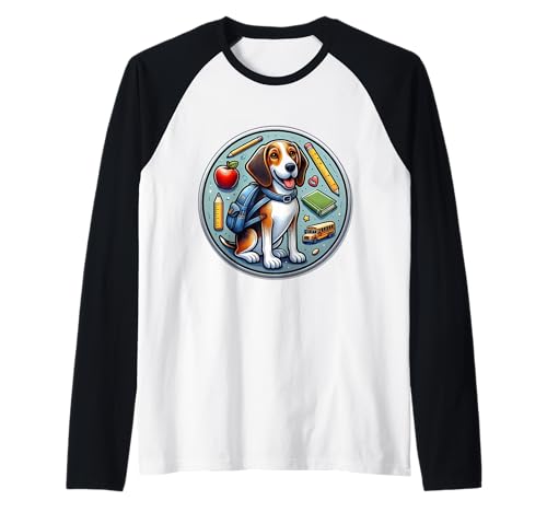 Back To School Treeing Walker Coonhoun Hund Junge Mädchen Student Raglan Back To School Treeing Walker Coonhoun Hund Junge Mädchen Student Raglan von School Treeing Walker Coonhound Dog Products