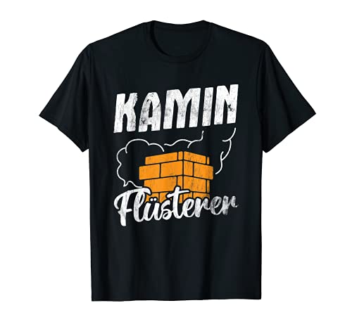 Herren Kamin Flüsterer Kaminkehrer Schornsteinfeger T-Shirt von Schornsteinfeger Kaminreiniger