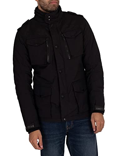 Schott (Brand National) Herren Parka Field, Noir (Noir), M von Schott NYC