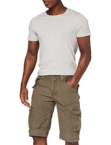 Schott (Brand National) Herren TRBATLE30PKR Badeshorts, Olive, 32W von Schott NYC