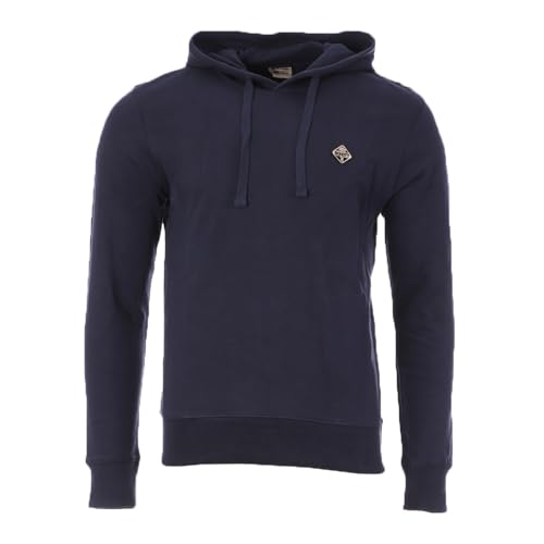 Herren-Kapuzenpullover, Schott Badge, marine, L von Schott NYC