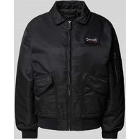 Schott NYC Blouson mit Label-Patch Modell 'DAN' in Black, Größe M von Schott NYC