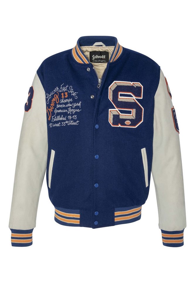 Schott NYC Collegejacke Jacke Teddy jacket (1-St) von Schott NYC