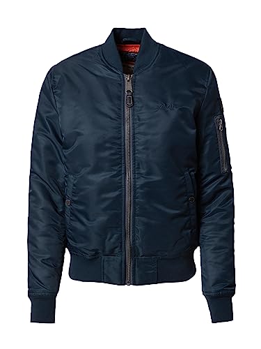 Schott NYC Damen Airforcewrs Bomber Schott, Marineblau, Large von Schott NYC