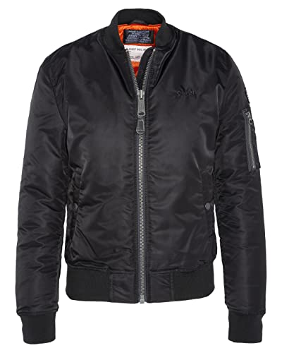 Schott NYC Damen Airforcewrs Bomber Schott, Schwarz, Large von Schott NYC