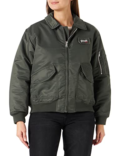 Schott NYC Damen Danwrs CWU Fit Loop Schott Jacke, Salbei Khaki, 32 von Schott NYC