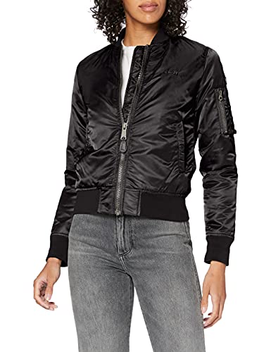 Schott NYC Damen Jacke Airforce1W Ladies Bomber Jacket, Schwarz, Gr. 32 (Herstellergröße: X-Small) von Schott NYC