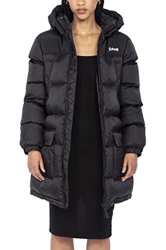 Schott NYC Damen Jktohio2w Jacke, Schwarz, Large von Schott NYC