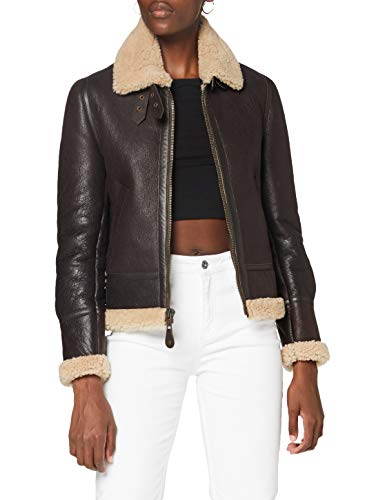 Schott NYC Damen LCW1257 Lederjacke, Korduanleder, L von Schott NYC