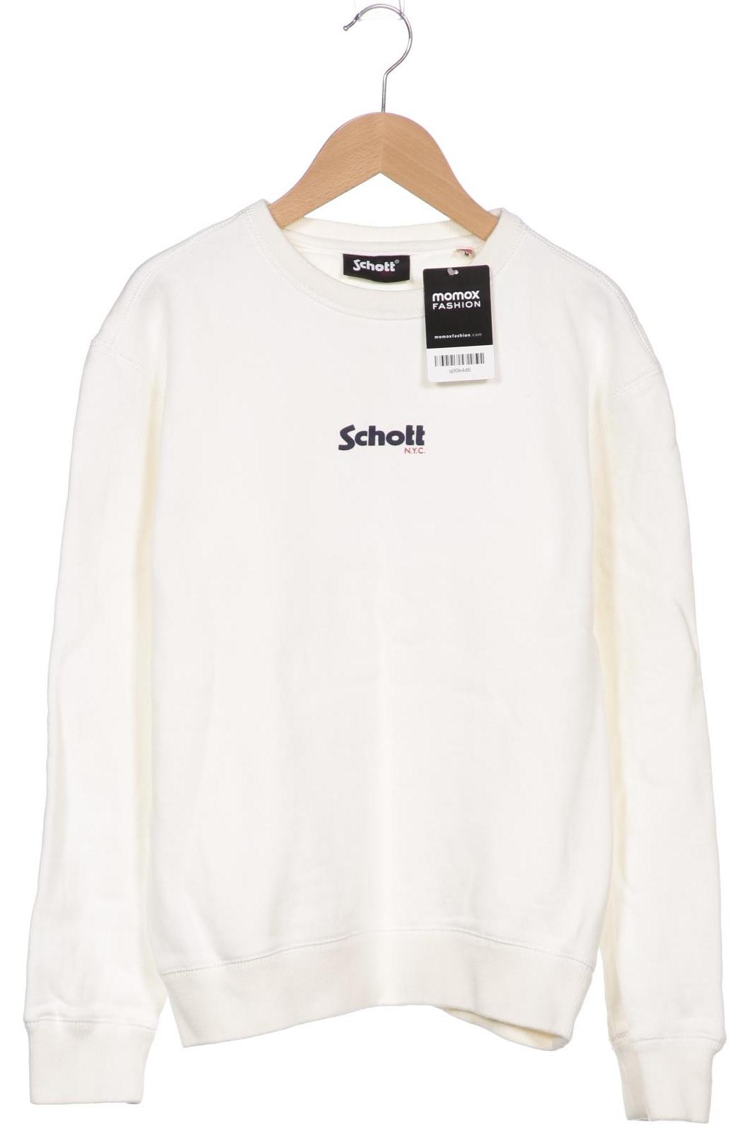 Schott NYC Damen Sweatshirt, weiß, Gr. 38 von Schott NYC