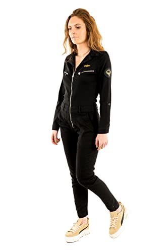 Schott NYC Damen Trjump21w Overall, Schwarz, 46 von Schott NYC