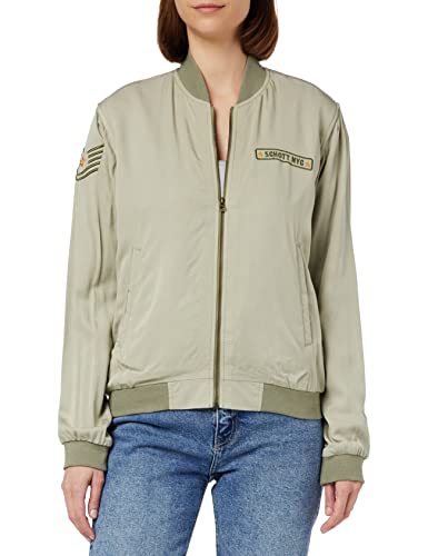 Schott NYC Damen jktcalipsow Jacket, Sage Khaki, 46 von Schott NYC