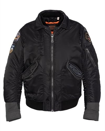 Schott NYC Herren 210 Jahre Jacke, Schwarz, Large von Schott NYC