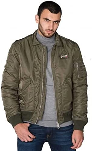 Schott NYC Herren 210100 Jacke, Salbei Khaki, Medium von Schott NYC