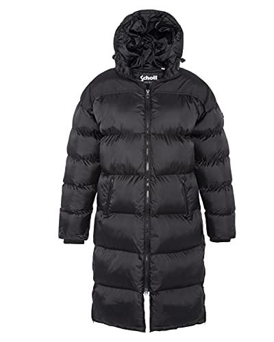 Schott NYC Unisex 2190max Daunenjacke, Schwarz/ Schwarz, 3XL von Schott NYC