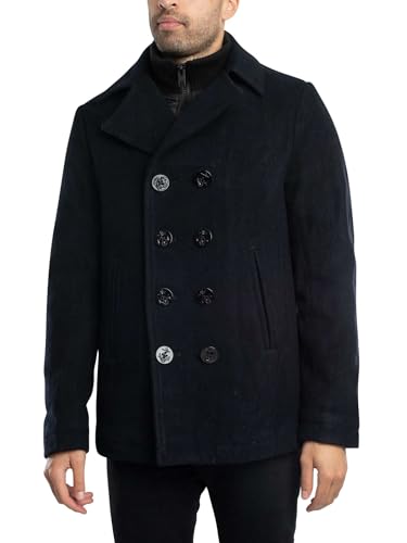 Schott NYC Herren CYCLONE2 Jacke, Blau (Dark Navy 46), Small von Schott NYC