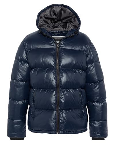 Schott NYC Herren Columbus-Navy-XL Daunenjacke, blau von Schott NYC