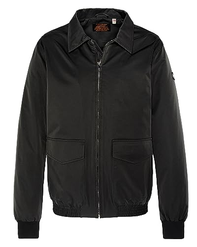 Schott NYC Herren Delray Jacke, Schwarz, M von Schott NYC