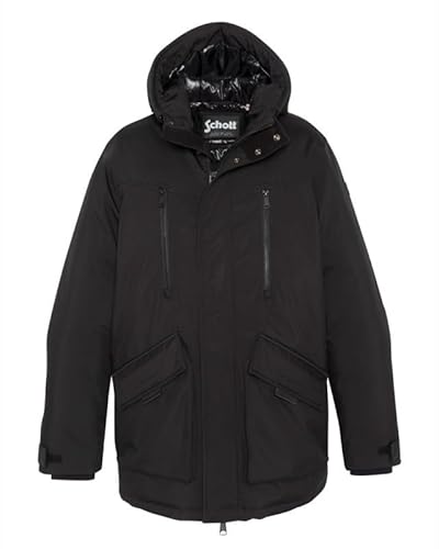 Schott NYC Herren Eddie Jacke, Schwarz, XXXL von Schott NYC