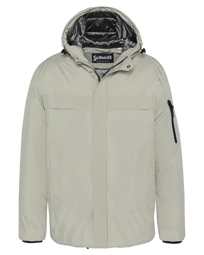 Schott NYC Herren Emmett Jacke, Stone, XXL von Schott NYC