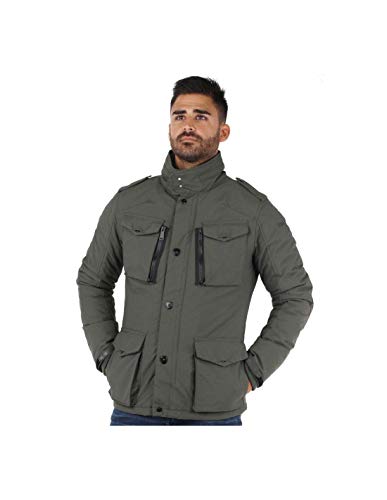 Schott NYC Herren Field Jacke, Grün (Khaki), 56/58 (XL) von Schott NYC