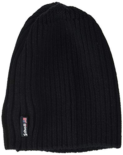 Schott NYC Herren Hat21 Beanie Mütze, Schwarz, Taille Unique von Schott NYC