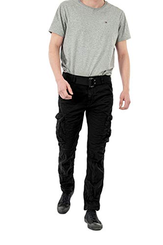 Schott NYC Homme Trranger70 Pants, Noir, 33W EU von Schott NYC