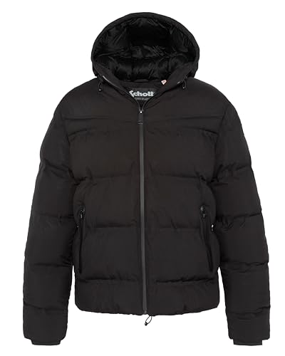 Schott NYC Herren Inland Jacke, Schwarz, M Schott NYC Herren Inland Jacke, Schwarz, M von Schott NYC