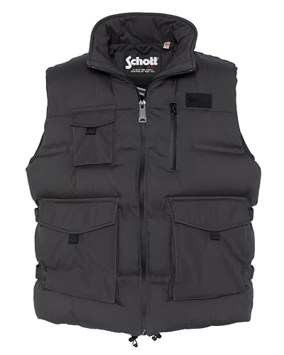 Schott NYC Herren Ishakv Jacke, anthrazit, XXL Schott NYC Herren Ishakv Jacke, anthrazit, XXL von Schott NYC