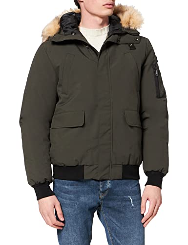 Schott NYC Herren KEYBURN Jacke, Kaki, L von Schott NYC