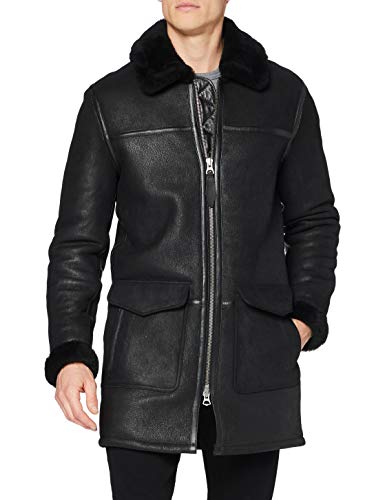 Schott NYC Herren LCCOLORADO Lederjacke, Schwarz, Small von Schott NYC