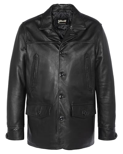 Schott NYC Herren LCVINT Lederjacke, Schwarz, XL Schott NYC Herren LCVINT Lederjacke, Schwarz, XL von Schott NYC