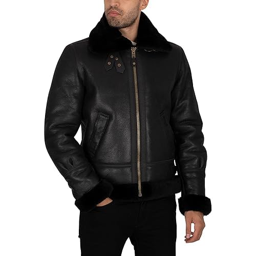 Schott NYC Herren Lc1259 Lederjacke, Schwarz/Grau, L von Schott NYC