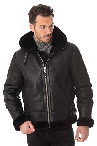 Schott Nyc Herren Lc1259h Jacke, Schwarz (Black Black), X-Large von Schott NYC